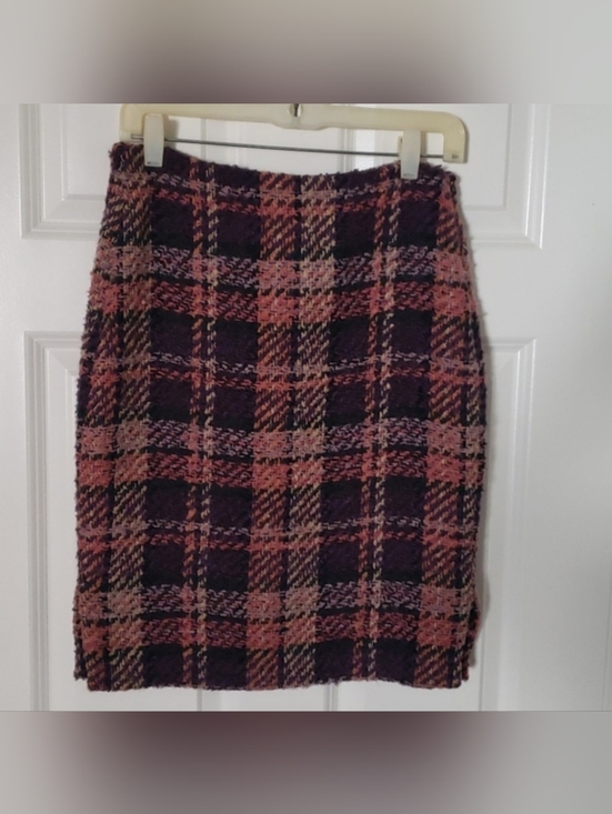 Virtue Dresses & Skirts - NWOT VIRTUE BRAND PLAID WOOL SKIRT IN SIZE S